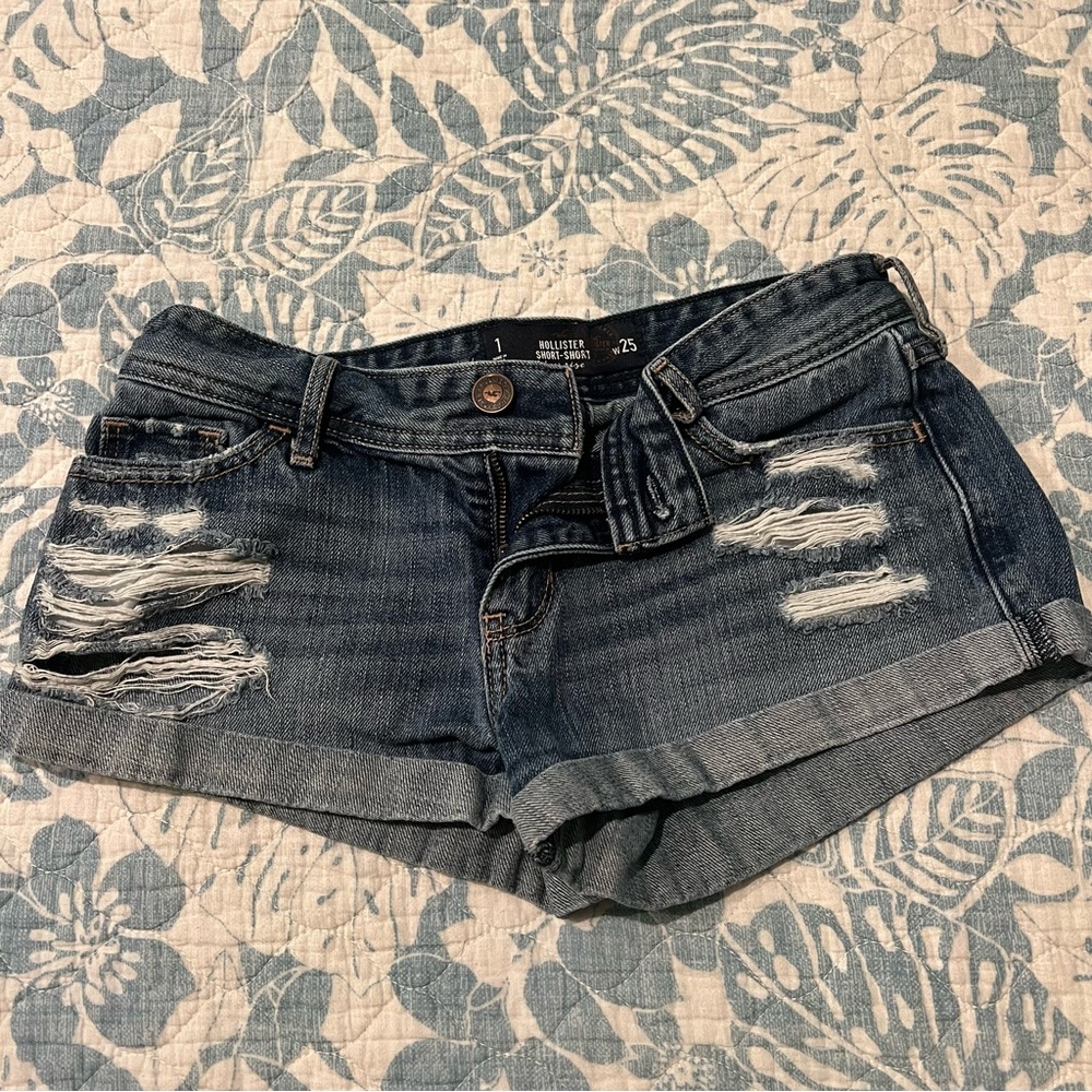Hollister denim shorts